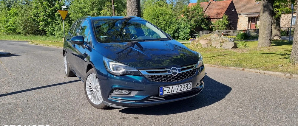 Opel Astra cena 47900 przebieg: 191650, rok produkcji 2018 z Żary małe 781